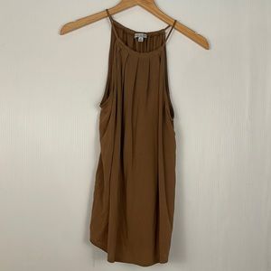 Green Envelope Beige Tank Top